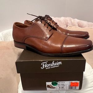 Men’s FLORSHEIM Dress Shoes 8 Cognac